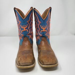 Twisted X Kids Boots in Brown and Blue